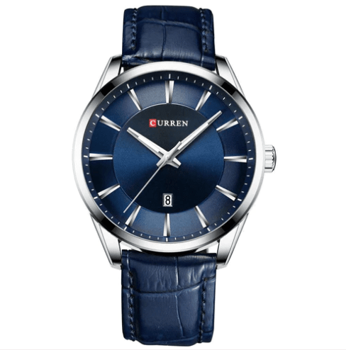 Relógio Masculino Curren Diamond M5 FFOrder Azul 