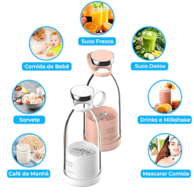 mini liquidificador, liquidificador, mini liquidificador fresh juice, mini liquidificador portatil, fresh juice