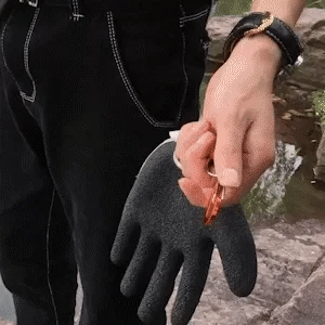 Luvas De Captura De Pesca Pescador Antiderrapante Protege A Mão UseModerni 